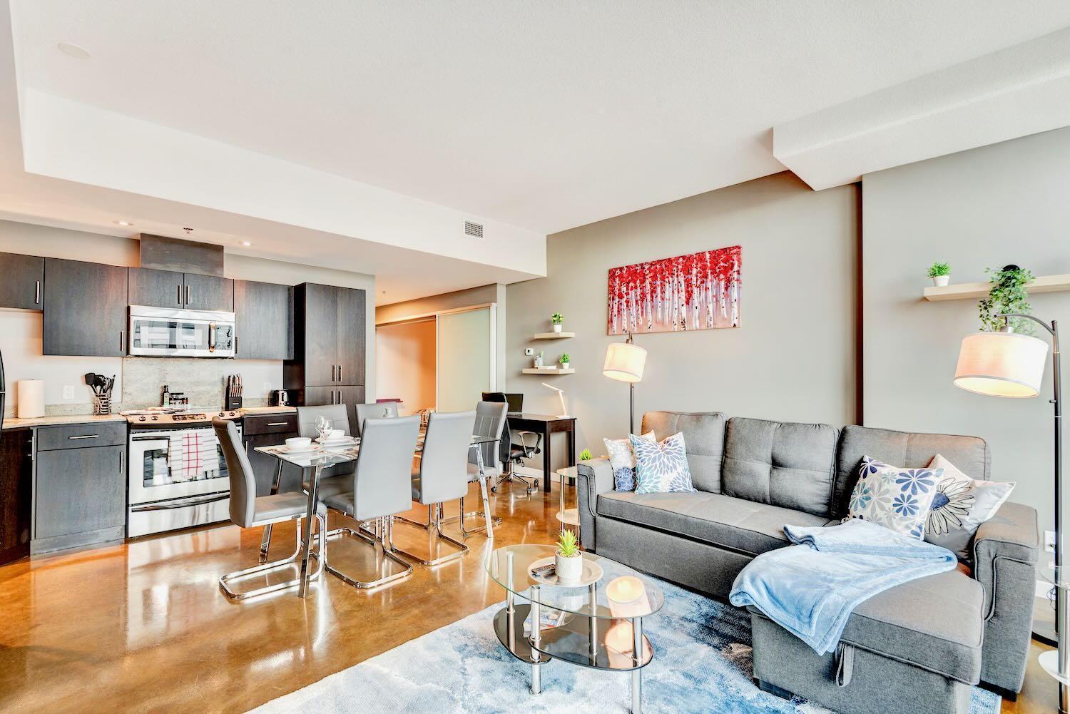 Modern 2Br Condo - King Bed - Downtown City Views 卡加利 外观 照片